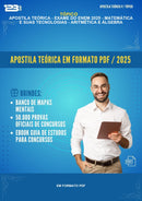 Apostila Teórica de Matemática E Suas Tecnologias - Aritmética E Álgebra para O Exame do Enem 2025 - Em Formato Pdf