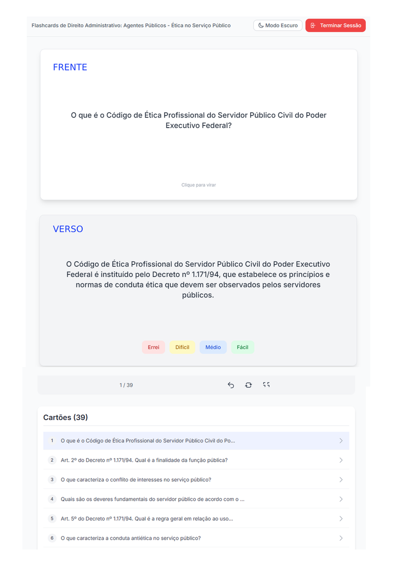 1.003 Flashcards de Noções de Informática - Versão Completa (30 Tópicos) - Acesso Online Imediato