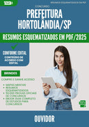 Resumos Esquematizados para Concurso Ouvidor da Prefeitura Hortolandia Sp 2025 - Conteúdo de Acordo com Edital