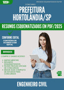 Resumos Esquematizados para Concurso Engenheiro Civil da Prefeitura Hortolandia Sp 2025 - Conteúdo de Acordo com Edital