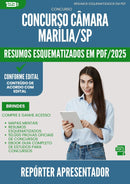 Resumos Esquematizados para Concurso Reporter Apresentador Camara da Prefeitura Marilia Sp 2025 - Conteúdo de Acordo com Edital