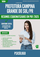 Resumos Esquematizados para Concurso Psicologo da Prefeitura Campina Grande Do Sul Pr 2025 - Conteúdo de Acordo com Edital