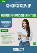 Resumos Esquematizados para Concurso Motorista Ciop Sp 2025 - Conteúdo de Acordo com Edital