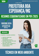 Resumos Esquematizados para Concurso Apostila Tecnico Em Meio Ambiente da Prefeitura Boa Esperanca Mg 2025 - Conteúdo de Acordo com Edital