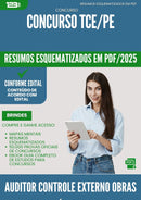 Resumos Esquematizados para Concurso Apostila Auditor Controle Externo Obras Publicas Tce Pe 2025 - Conteúdo de Acordo com Edital