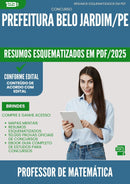 Resumos Esquematizados para Concurso Apostila Professor De Matematica da Prefeitura Belo Jardim Pe 2025 - Conteúdo de Acordo com Edital