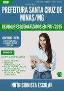 Resumos Esquematizados para Concurso Nutricionista Escolar Santa da Prefeitura Cruz De Minas Mg 2025 - Conteúdo de Acordo com Edital