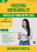 Apostila Teórica para Concurso Engenheiro da Prefeitura Florestal Hortolandia Sp 2025 - Conteúdo de Acordo com Edital