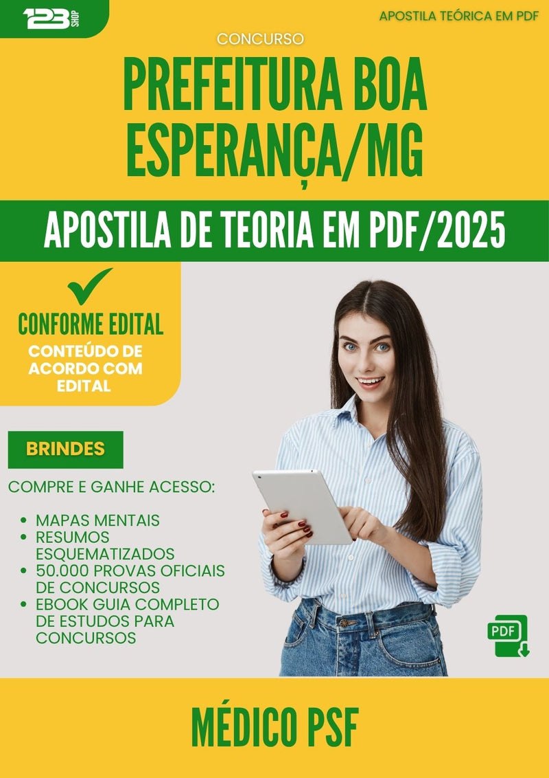 Apostila Teórica para Concurso Farmaceutico da Prefeitura Apiai Sp 2025 - Conteúdo de Acordo com Edital