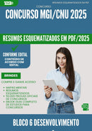 Resumos Esquematizados para Concurso Bloco 6 Desenvolvimento Socioeconomico Mgi Cnu 2025 - Conteúdo de Acordo com Edital