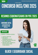 Resumos Esquematizados para Concurso Bloco 1 Seguridade Social Inss Cnu 2025 - Conteúdo de Acordo com Edital