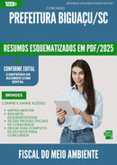 Resumos Esquematizados para Concurso Fiscal Do Meio Ambiente da Prefeitura Biguacu Sc 2025 - Conteúdo de Acordo com Edital