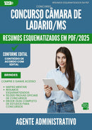 Resumos Esquematizados para Concurso Agente Administrativo Camara De da Prefeitura Ladario Ms 2025 - Conteúdo de Acordo com Edital