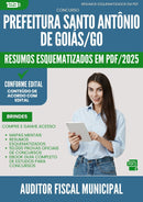Resumos Esquematizados para Concurso Auditor Fiscal Municipal Santo Antonio De da Prefeitura Goias Go 2025 - Conteúdo de Acordo com Edital