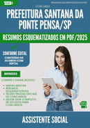 Resumos Esquematizados para Concurso Assistente Social da Prefeitura Santana Da Ponte Pensa Sp 2025 - Conteúdo de Acordo com Edital