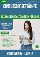 Resumos Esquematizados para Concurso Professor De Filosofia If da Prefeitura Sertao Pe 2025 - Conteúdo de Acordo com Edital