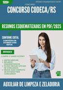Resumos Esquematizados para Concurso Auxiliar De Limpeza E Zeladoria Codeca Rs 2025 - Conteúdo de Acordo com Edital