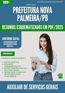 Resumos Esquematizados para Concurso Auxiliar De Servicos Gerais da Prefeitura Nova Palmeira Pb 2025 - Conteúdo de Acordo com Edital