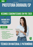 Resumos Esquematizados para Concurso Tecnico Em Material E Patrimonio da Prefeitura Dourado Sp 2025 - Conteúdo de Acordo com Edital