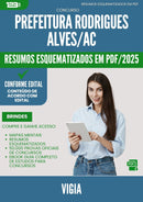 Resumos Esquematizados para Concurso Vigia da Prefeitura Rodrigues Alves Ac 2025 - Conteúdo de Acordo com Edital