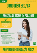 Apostila Teórica para Concurso Professor De Educacao Fisica Sec Ba 2025 - Conteúdo de Acordo com Edital