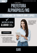 Flashcards para Concurso Gari da Prefeitura Alpinopolis Mg 2025 - 2000 Flashcards de Acordo com Edital