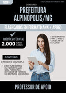 Flashcards para Concurso Professor De Apoio da Prefeitura Alpinopolis Mg 2025 - 2000 Flashcards de Acordo com Edital