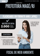 Flashcards para Concurso Fiscal De Meio Ambiente da Prefeitura Mage Rj 2025 - 2000 Flashcards de Acordo com Edital