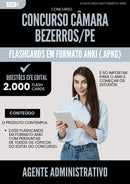 Flashcards para Concurso Agente Administrativo Camara da Prefeitura Bezerros Pe 2025 - 2000 Flashcards de Acordo com Edital