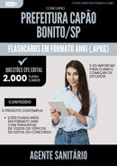 Flashcards para Concurso Agente Sanitario Capao da Prefeitura Bonito Sp 2025 - 2000 Flashcards de Acordo com Edital