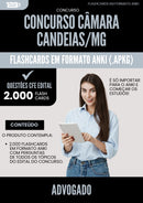 Flashcards para Concurso Advogado Camara da Prefeitura Candeias Mg 2025 - 2000 Flashcards de Acordo com Edital