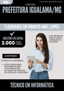 Flashcards para Concurso Tecnico Em Informatica da Prefeitura Iguatama Mg 2025 - 2000 Flashcards de Acordo com Edital