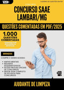 1000 Questões Comentadas para Concurso Ajudante De Limpeza Saae da Prefeitura Lambari Mg 2025 - 1000 Questões