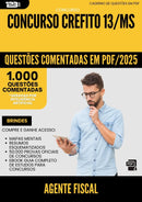 1000 Questões Comentadas para Concurso Agente Fiscal Crefito 13 Ms 2025 - 1000 Questões