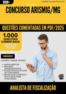 1000 Questões Comentadas para Concurso Analista De Fiscalizacao Contabilidade Arismig Mg 2025 - 1000 Questões