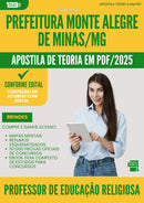 Apostila Teórica para Concurso Professor De Educacao Religiosa Monte da Prefeitura Alegre De Minas Mg 2025 - Conteúdo de Acordo com Edital
