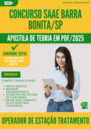 Apostila Teórica para Concurso Operador De Estacao Tratamento De Esgoto Saae da Prefeitura Barra Bonita Sp 2025 - Conteúdo de Acordo com Edital
