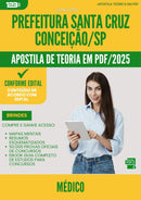 Apostila Teórica para Concurso Medico Santa Cruz da Prefeitura Conceicao Sp 2025 - Conteúdo de Acordo com Edital