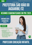Resumos Esquematizados para Concurso Professor Educacao Infantil Sao Joao Do da Prefeitura Jaguaribe Ce 2025 - Conteúdo de Acordo com Edital