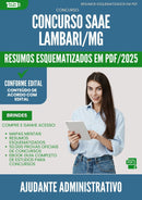 Resumos Esquematizados para Concurso Ajudante Administrativo Saae da Prefeitura Lambari Mg 2025 - Conteúdo de Acordo com Edital
