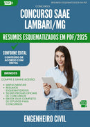 Resumos Esquematizados para Concurso Engenheiro Civil Saae da Prefeitura Lambari Mg 2025 - Conteúdo de Acordo com Edital
