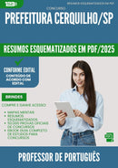 Resumos Esquematizados para Concurso Professor De Portugues da Prefeitura Cerquilho Sp 2025 - Conteúdo de Acordo com Edital