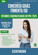 Resumos Esquematizados para Concurso Escriturario Goiasfomento 2025 - Conteúdo de Acordo com Edital