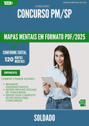 Mapas Mentais para Concurso Soldado Pm Sp 2025 - Conteúdo de Acordo com Edital