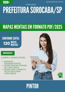 Mapas Mentais para Concurso Pintor da Prefeitura Sorocaba Sp 2025 - Conteúdo de Acordo com Edital