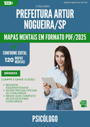 Mapas Mentais para Concurso Psicologo da Prefeitura Artur Nogueira Sp 2025 - Conteúdo de Acordo com Edital
