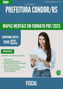 Mapas Mentais para Concurso Fiscal da Prefeitura Condor Rs 2025 - Conteúdo de Acordo com Edital