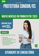 Mapas Mentais para Concurso Agente Administrativo da Prefeitura Lima Campos Ma 2025 - Conteúdo de Acordo com Edital