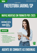 Mapas Mentais para Concurso Agente De Combate As Endemias da Prefeitura Jarinu Sp 2025 - Conteúdo de Acordo com Edital