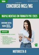 Mapas Mentais para Concurso Mgs Motorista B Mg 2025 - Conteúdo de Acordo com Edital